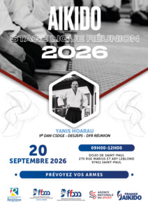 Affiche stage de ligue de rentrée