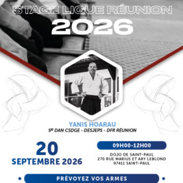 Premier stage de Ligue de la saison 2026-2027 à Saint-Paul
