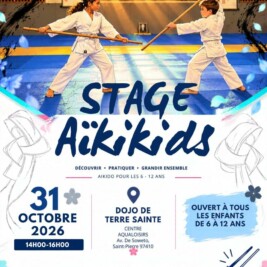 Stage Aïkikids : rendez-vous le 31 octobre à Terre-Sainte !